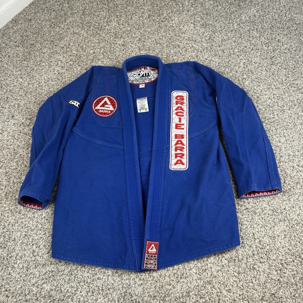 Gracie Barra Kimono Gi Top Adult A1 Jiu Jitsu BJJ Equipe Blue MMA Grappling
